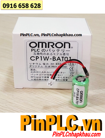 Omron CP1W-BAT01; Pin nuôi nguồn Omron CP1W-BAT01 lithium 3v 1/2AA 950mAh _Japan